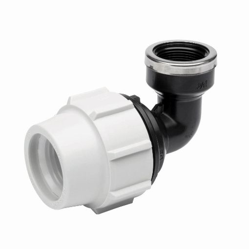 Picture of PLASSON 90 DEG ELBOW WITH FEMALE OFFTAKE 25mm X 3/4"
