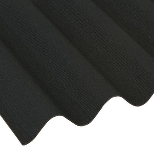 Picture of Coroline Corrugated Bitumen Black Sheet - 950mm width 2000mm
