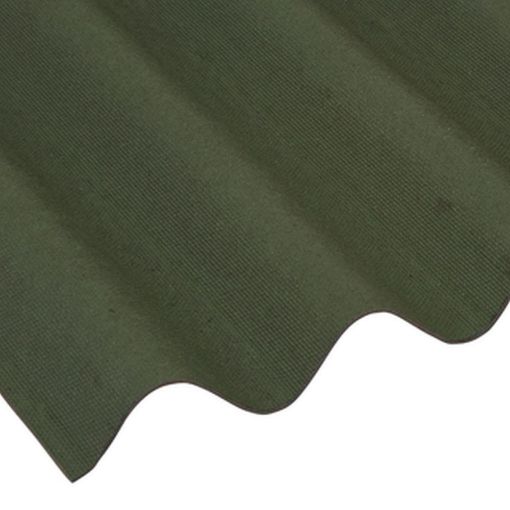 Picture of Coroline Corrugated Bitumen Green Sheet - 950mm width 2000mm