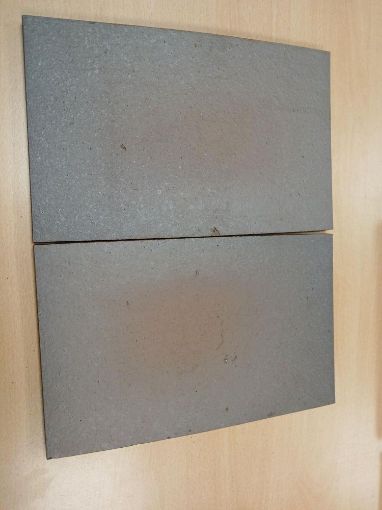 Picture of BLUE BRINDLE DREADNUAGHT PLAIN CLAY TILE NIBLESS