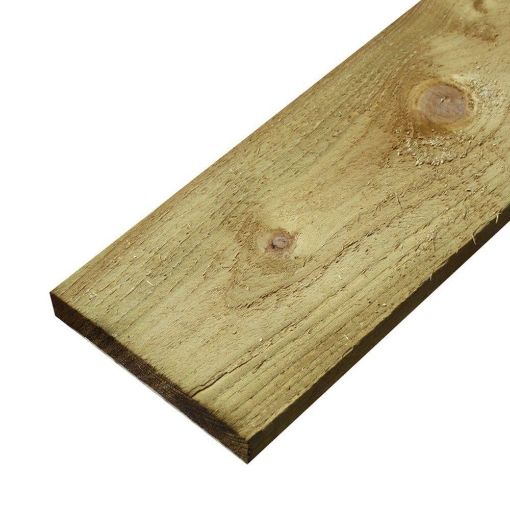 Picture of 22 X 100mm Green Treated Gravel Boards 