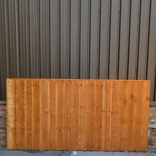 Picture of 6ft x 3ft (1.83m x 0.93m) Featheredge Panel Golden Brown
