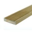 Picture of 32 x 125mm (28 x 120mm finish) Softwood Reversible Decking Green Tanalised Treated