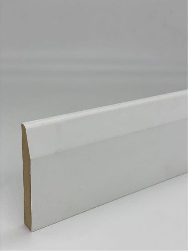 Picture of 18 x 119mm Moisture Resistant MDF Chamfered & Round Skirting Primed 4.4m