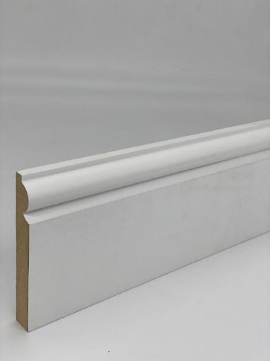 Picture of 18 x 144mm Moisture Resistant MDF Torus Skirting Primed 4.4m
