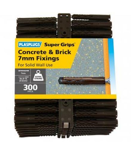 Picture of PLASPLUG 300 Brown Supergrip H/Duty Fixings Wrap
