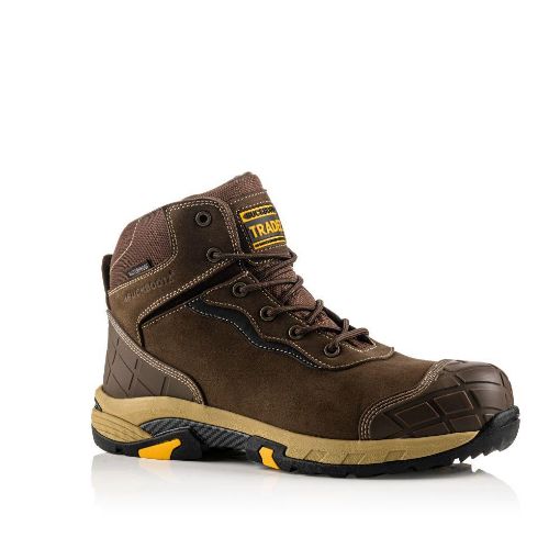 Picture of BLITZ Buckbootz Tradez S3 SRC Brown Lightweight Waterpr