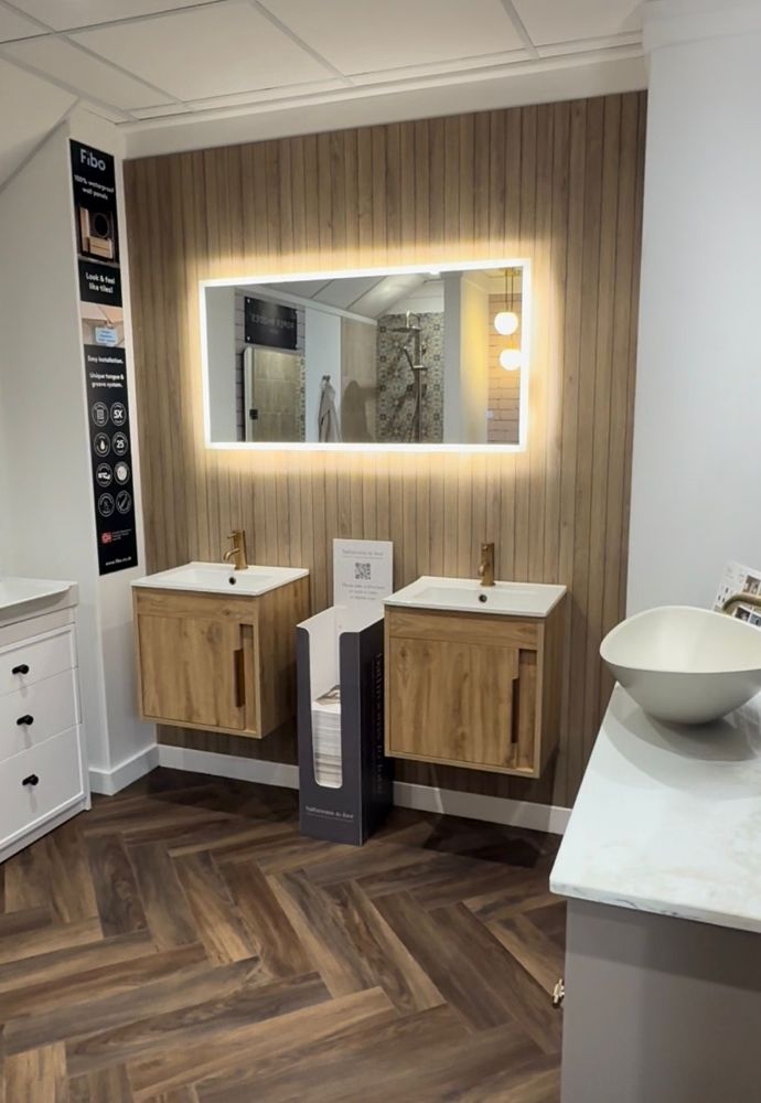 Bathroom showroom display
